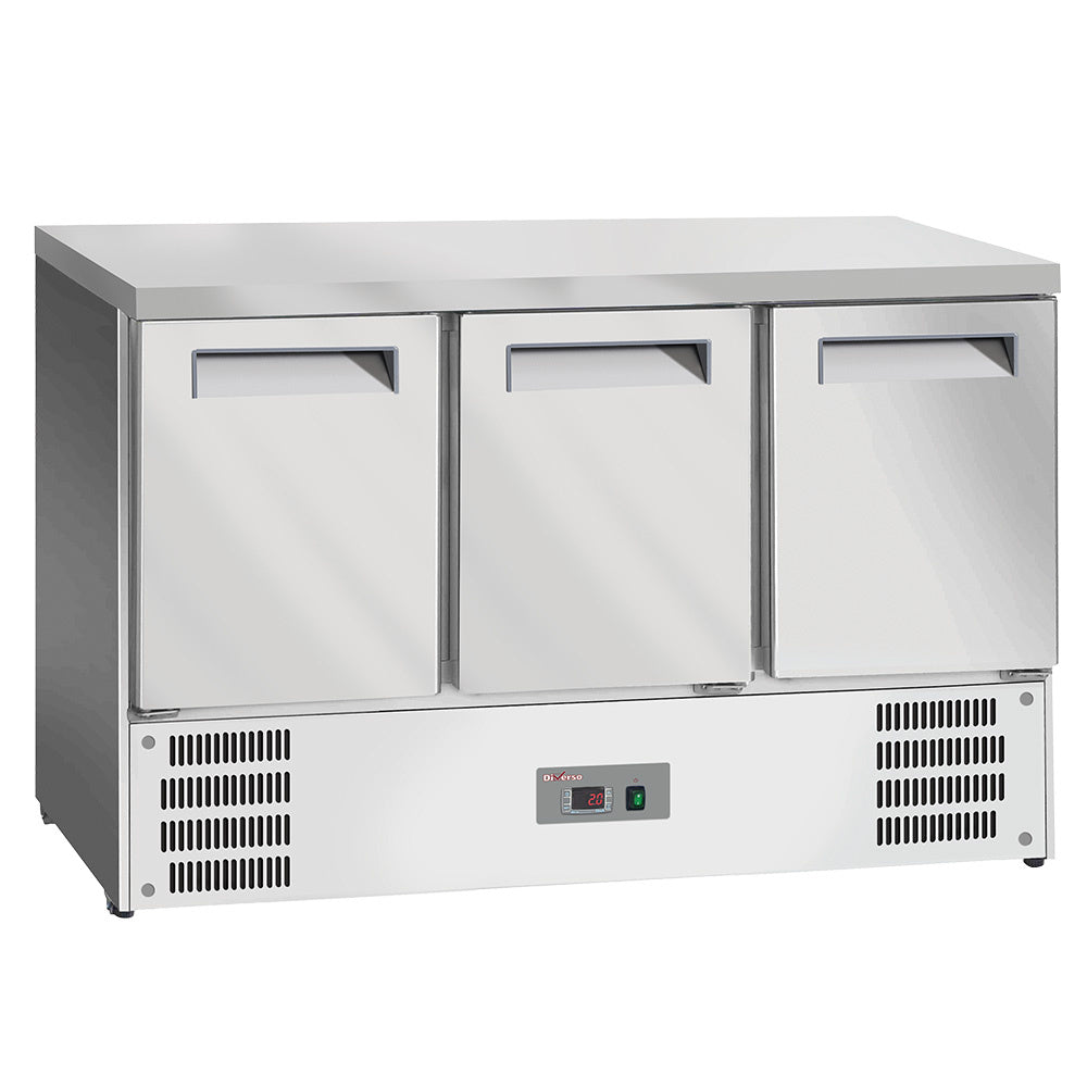 Table réfrigérée - 3 portes GN 1/1 - WR-SAG1-T3 - TABLE RÉFRIGÉRÉE INOX