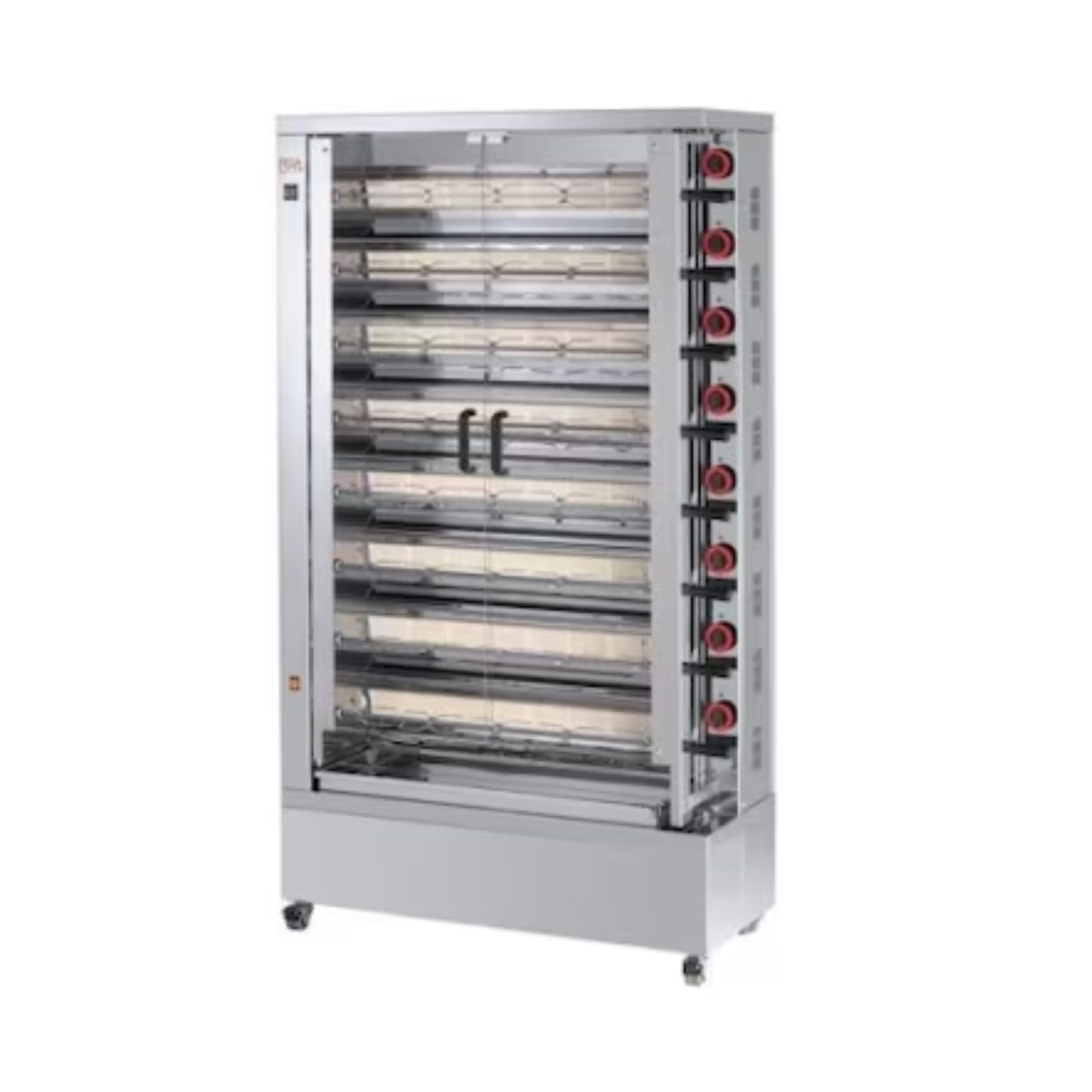 Rôtissoire Électrique Professionnelle FECA 840 EKO - 8 Broches (48 Poulets)