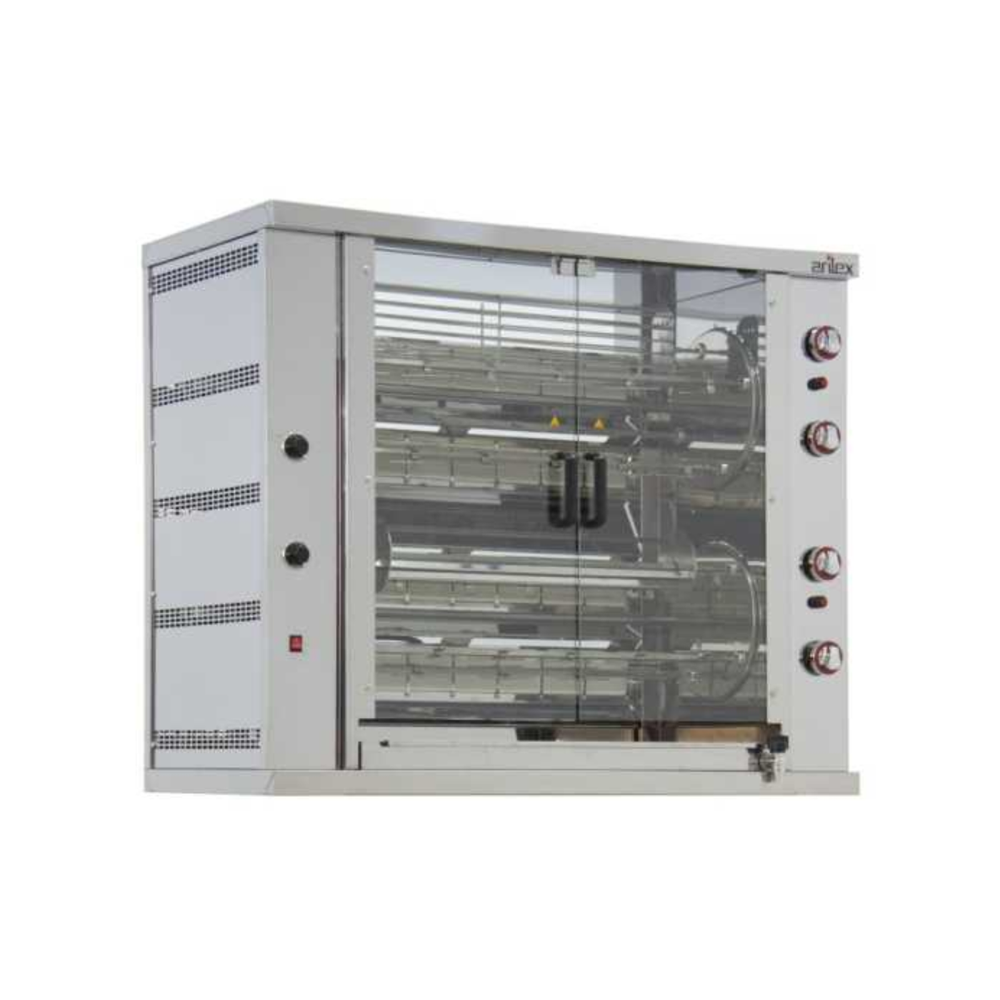 Rôtissoire à 8 broches gaz Arilex 8ASG-RP - 32 à 48 poulets