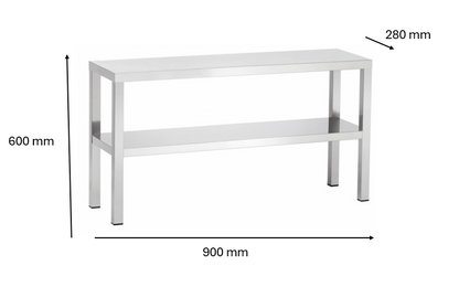 Etagère du chef à poser 900 x 280 x 600 mm | CUIST EXT900