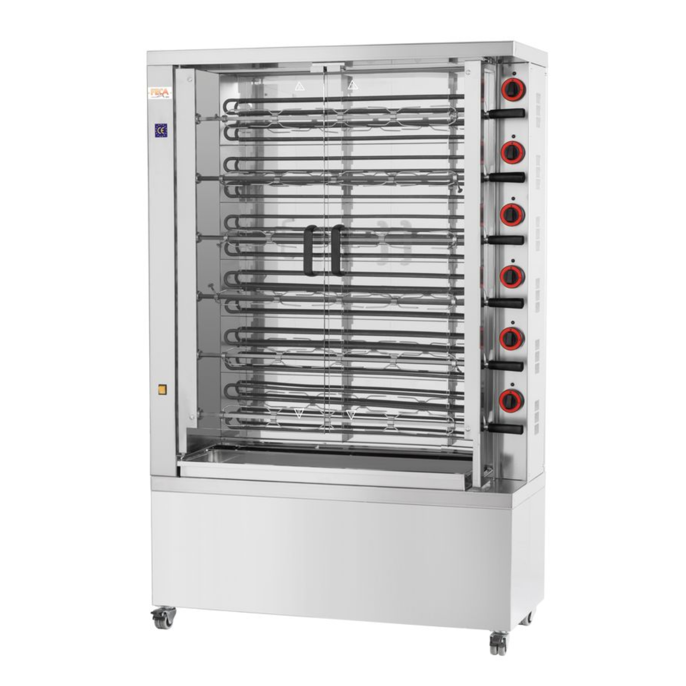 Rôtissoire Électrique Professionnelle FECA 630 EKO E – 6 Broches – Capacité 30-36 Poulets