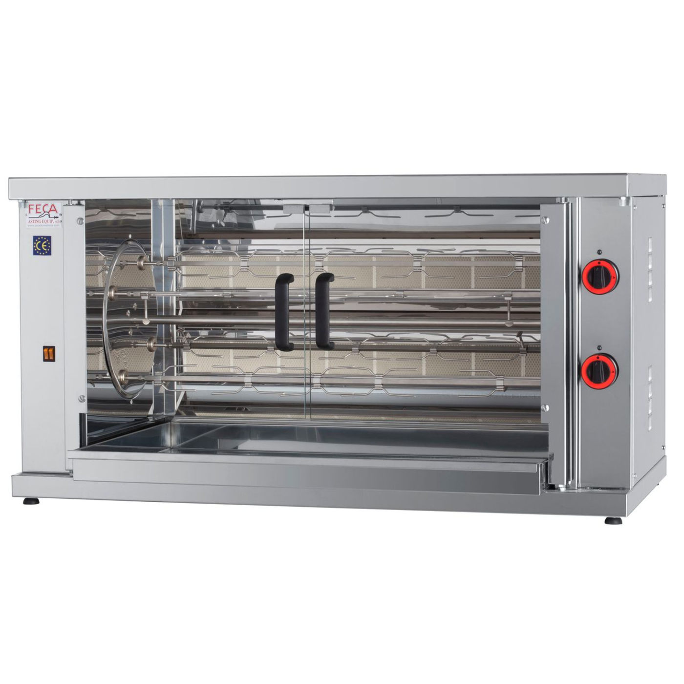 Rôtissoire Gaz Multifonction FECA M1 - 4 Broches (20/24 Poulets)