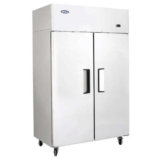 Armoire réfrigérée compacte négative - 2 portes - Inox - YBF9219GR