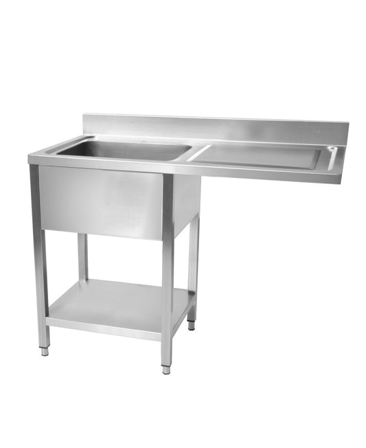 Plonge inox lave vaisselle 1400 x 600 x 950 mm | CUIST STSD146R