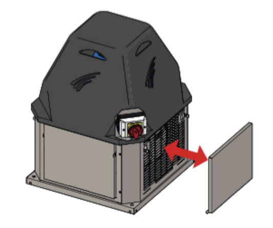 Panneau obturateur pour tourelle 040/045/050 | 414050PO | ALVENE