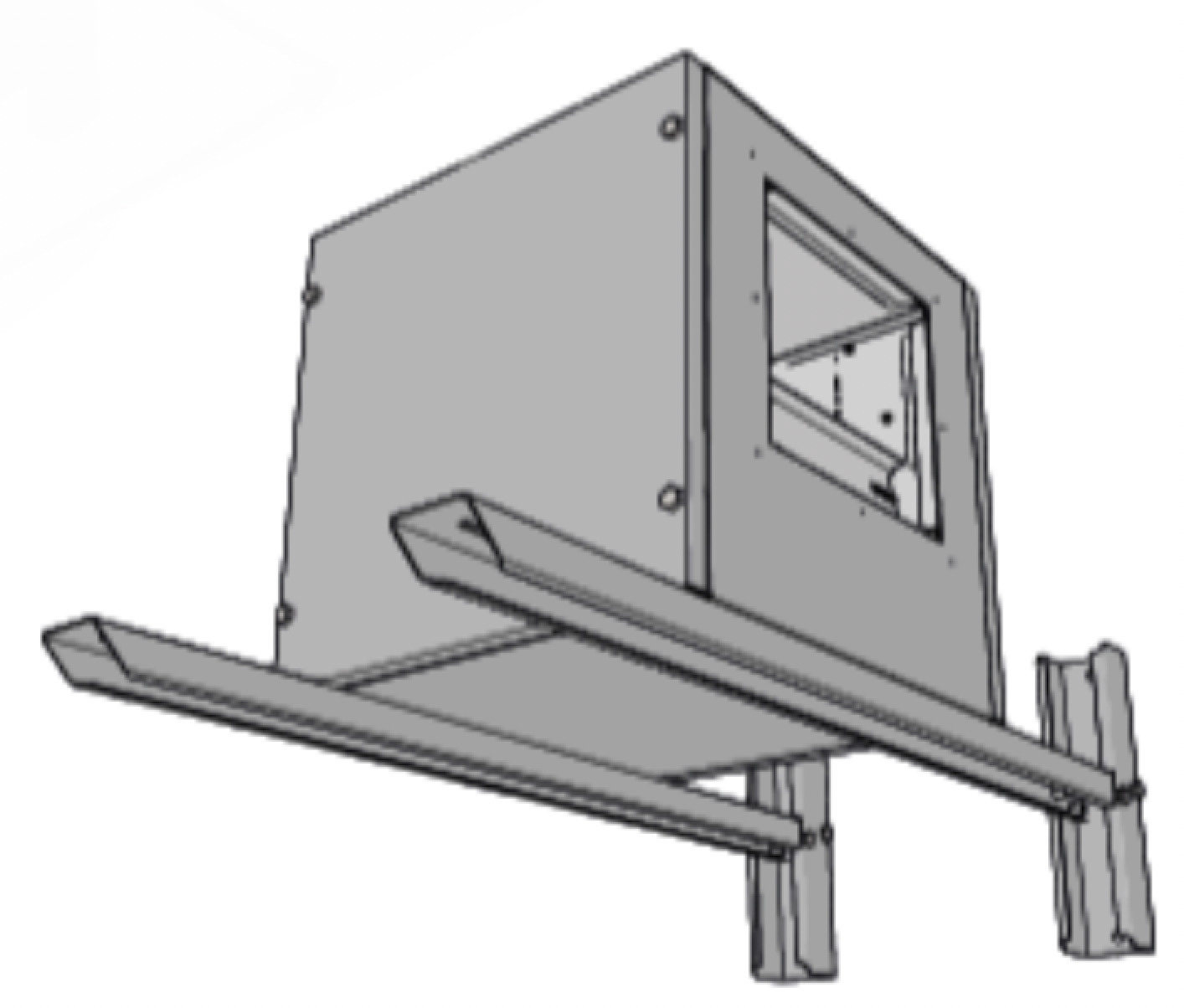 Chaise support pour caisson D5 | 20D5CH | ALVENE