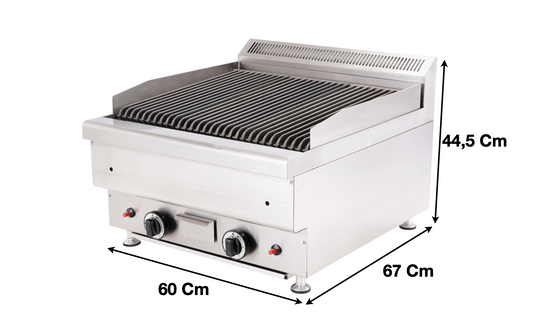 Grillade charcoal 2 zones gaz | CUIST GCHD600
