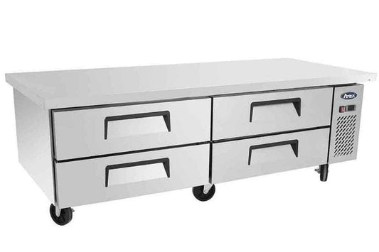 Soubassement réfrigéré - 4 tiroirs - Inox - 340 L - MGF8453GR - SOUBASSEMENT RÉFRIGÉRÉ