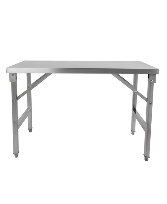 Table inox pliable 1800 x 600 x 850 mm | CUIST STTFD186