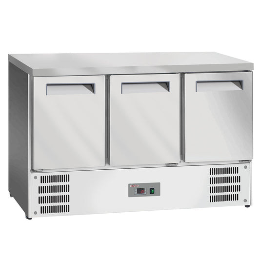 Table réfrigérée - 3 portes GN 1/1 - WR-SAG1-T3 - TABLE RÉFRIGÉRÉE INOX