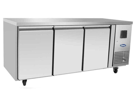 Table réfrigérée positive GN1/1 - 3 portes - Inox - EPF3432GR - TABLE RÉFRIGÉRÉE INOX