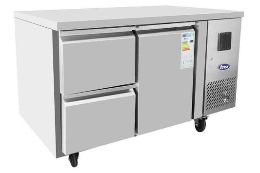 Table réfrigérée positive GN1/1 avec tiroirs - Inox - EPF3523GR - TABLE RÉFRIGÉRÉE INOX AVEC TIROIRS